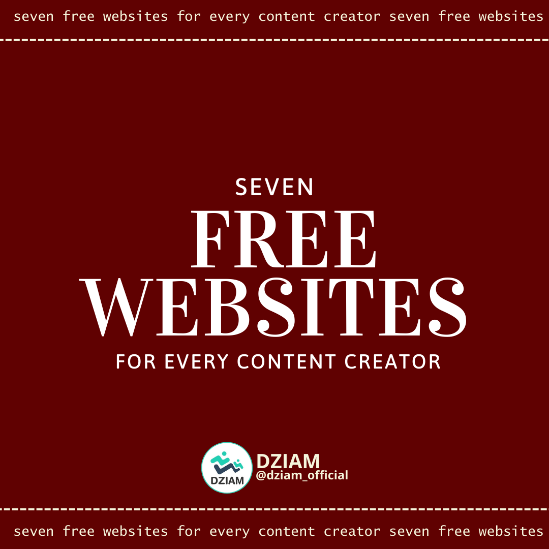 Free Websites Every Content Creator Needs to Know